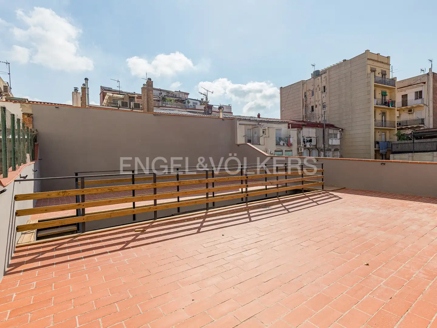 Terraza de Piso de alquiler en Barcelona con Aire acondicionado, Calefacción y Parquet