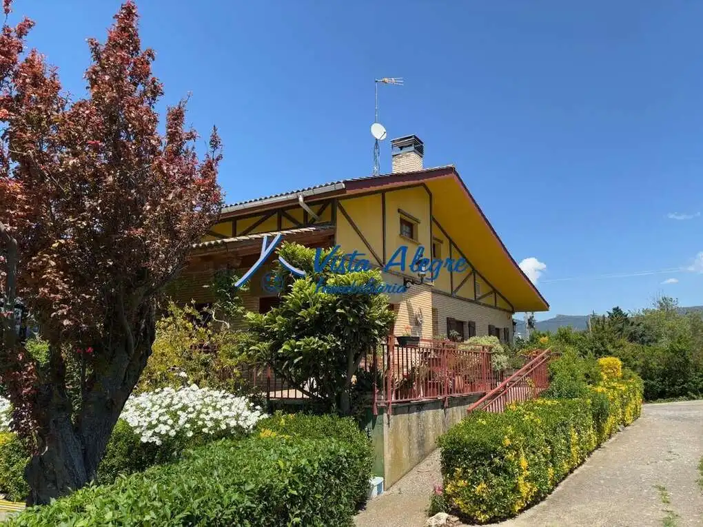 Vista exterior de Casa o chalet en venta en San Vicente de la Sonsierra con Calefacción, Jardín privado y Terraza