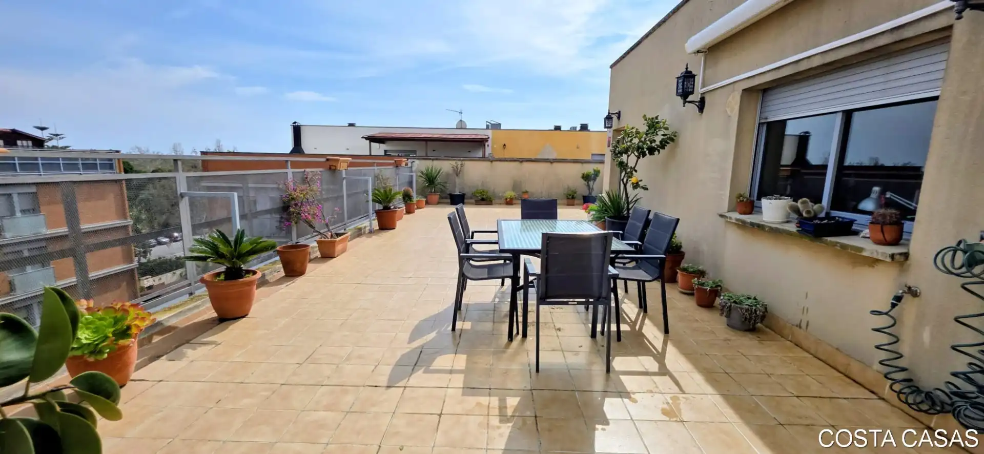Terrace of Duplexes for sale in Castelldefels  with Air Conditioner, Heating and Parquet flooring