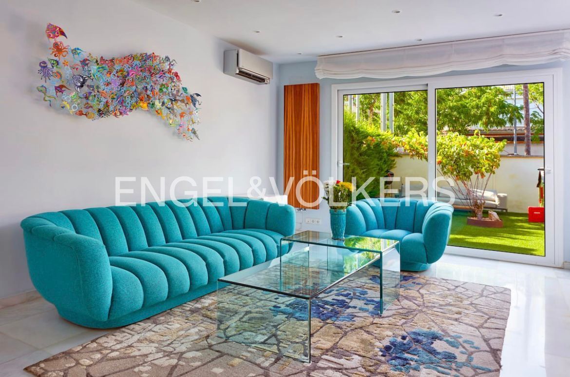 Living room of House or chalet to rent in Castelldefels  with Air Conditioner, Heating and Private garden