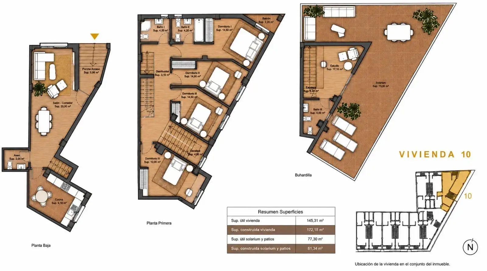 Triplex zum Verkauf in Pedanías Este, imagen 36