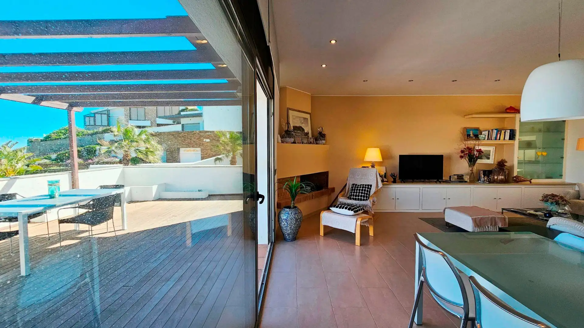 Terraza de Casa o chalet en venta en El Port de la Selva con Aire acondicionado, Calefacción y Jardín privado