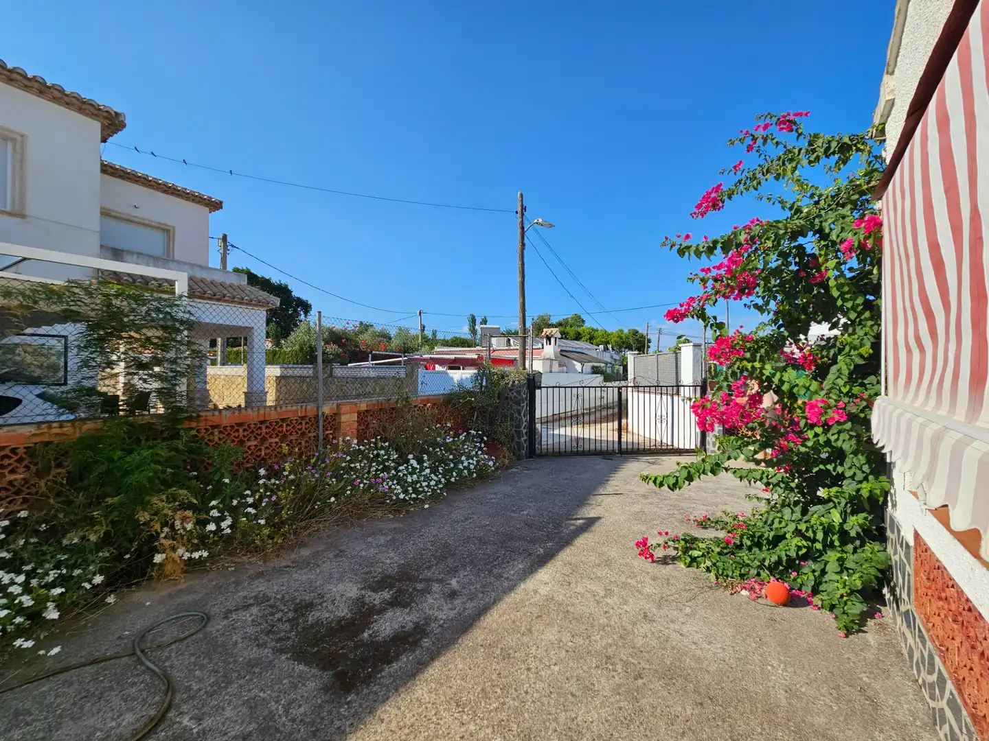 Vista exterior de Casa o xalet en venda en Oliva amb Jardí privat, Piscina i Moblat