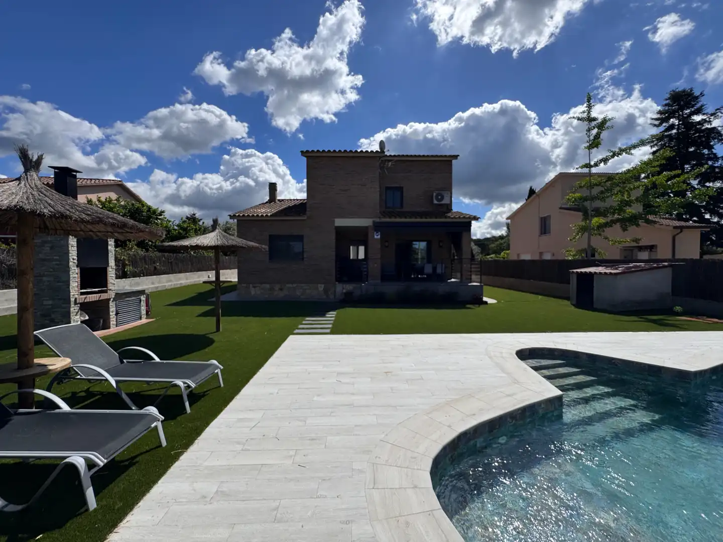Garden of Houses for sale in Sant Antoni de Vilamajor  with Air Conditioner, Heating and Private garden