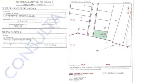 TERRENO URBANO EN PONFERRADA ZONA CUATROVIENTOS, imatge 5