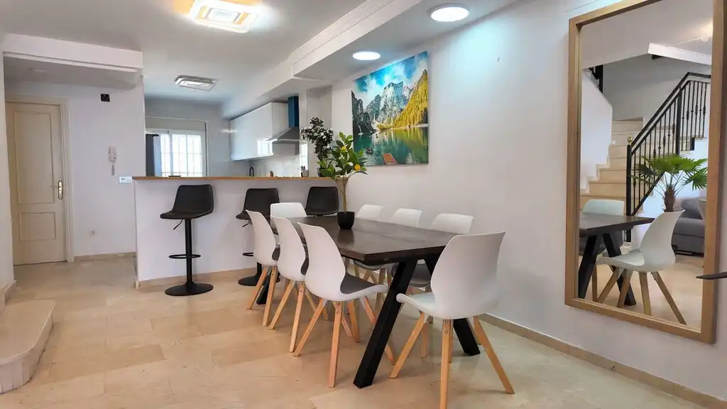 Comedor de Casa o chalet en venta en Benalmádena con Aire acondicionado, Terraza y Amueblado