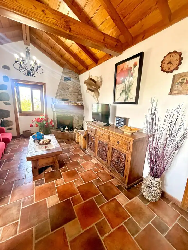 Sala d'estar de Finca rústica en venda en Adeje amb Jardí privat i Terrassa