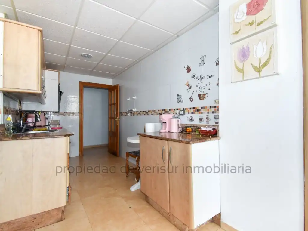 Kitchen of Flat for sale in Águilas  with Air Conditioner, Oven and Balcony