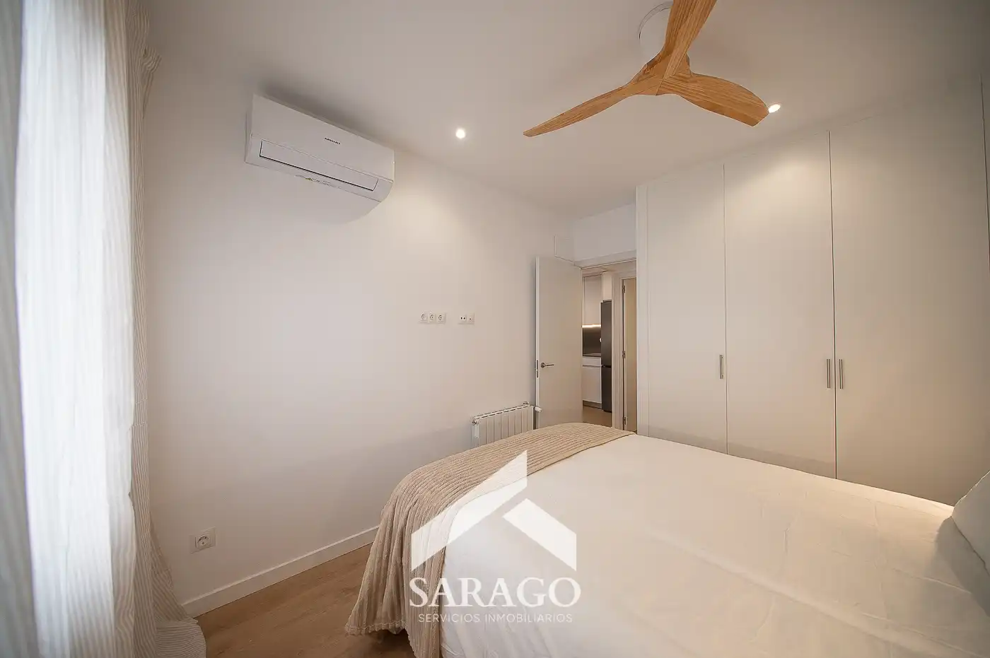 Habitación de Piso de alquiler en Madrid con Aire acondicionado, Calefacción y Amueblado