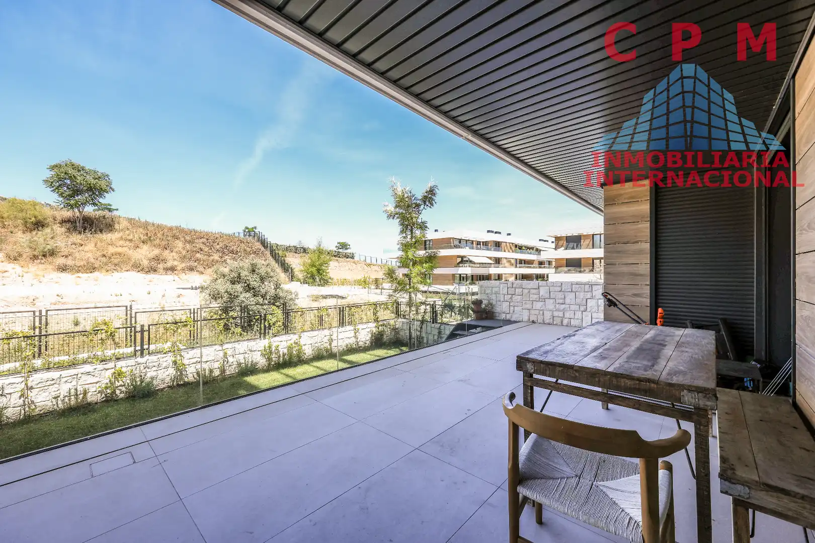 Terrace of Flat for rent in La Moraleja  with Air Conditioner, Heating and Private garden