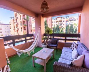 Terrassa de Apartament en venda en Benalmádena amb Aire condicionat, Calefacció i Jardí privat