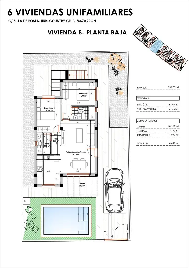 Casa o chalet en venta en Mazarrón con Jardín privado, Terraza y Piscina