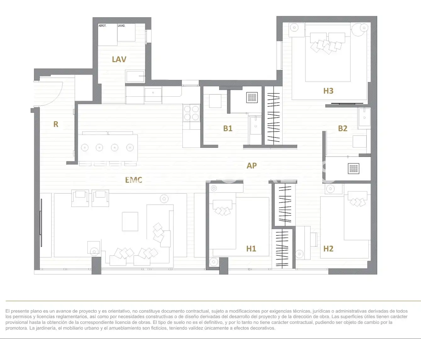 Piso en venta en Barcelona con Aire acondicionado, Calefacción y Parquet