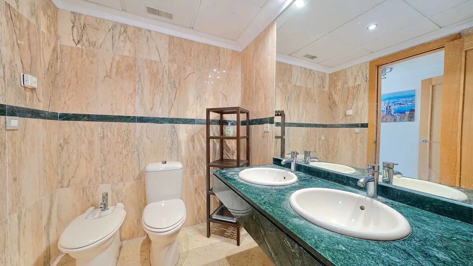 Bany de Apartament en venda en Marbella amb Aire condicionat, Terrassa i Piscina