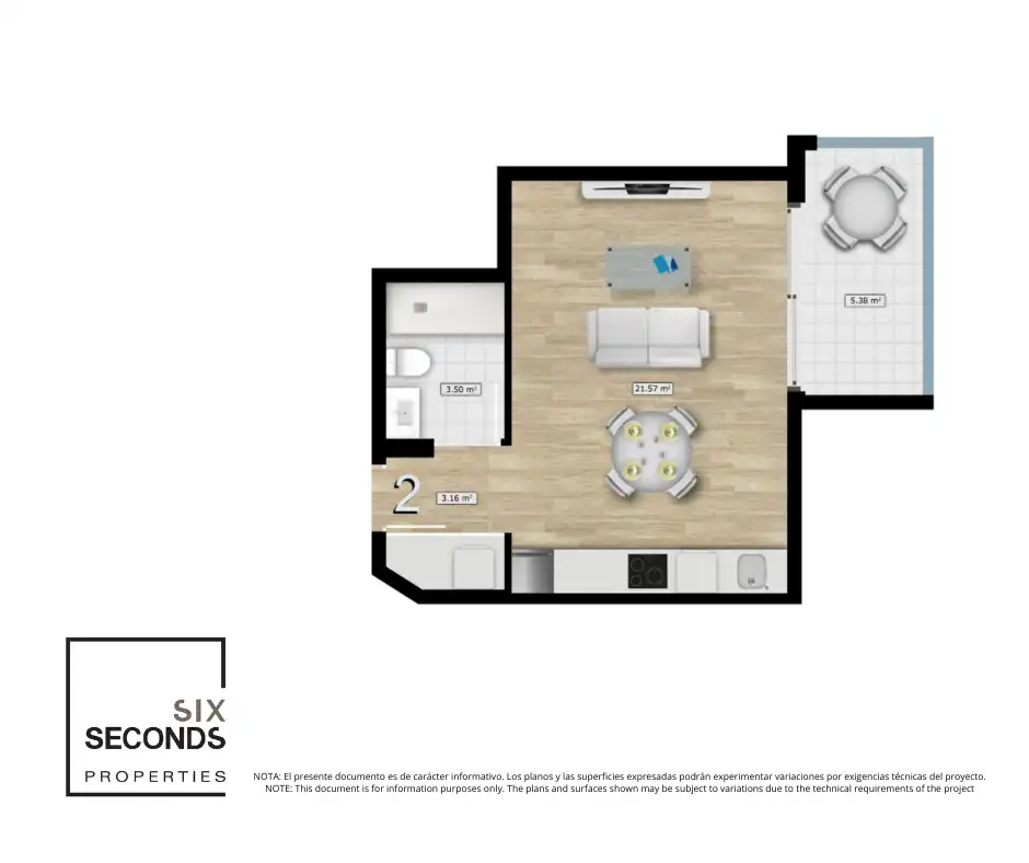 Studio avec piscine à vendre à Centro, imagen 2