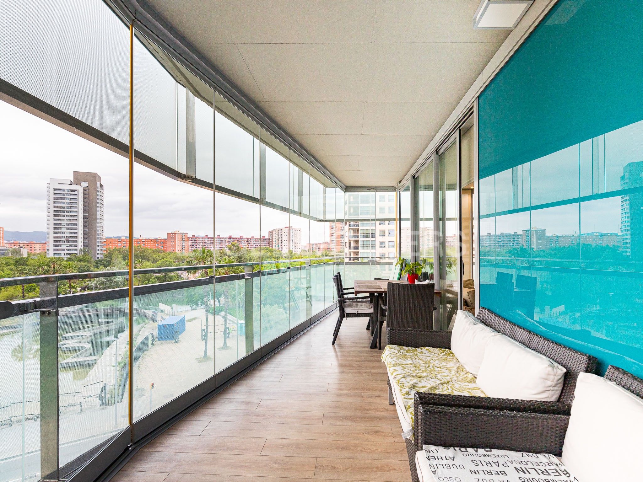 Terrassa de Apartament en venda en  Barcelona Capital amb Aire condicionat, Calefacció i Parquet