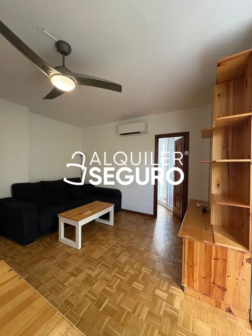 Sala d'estar de Pis de lloguer en Madrid amb Aire condicionat, Calefacció i Moblat