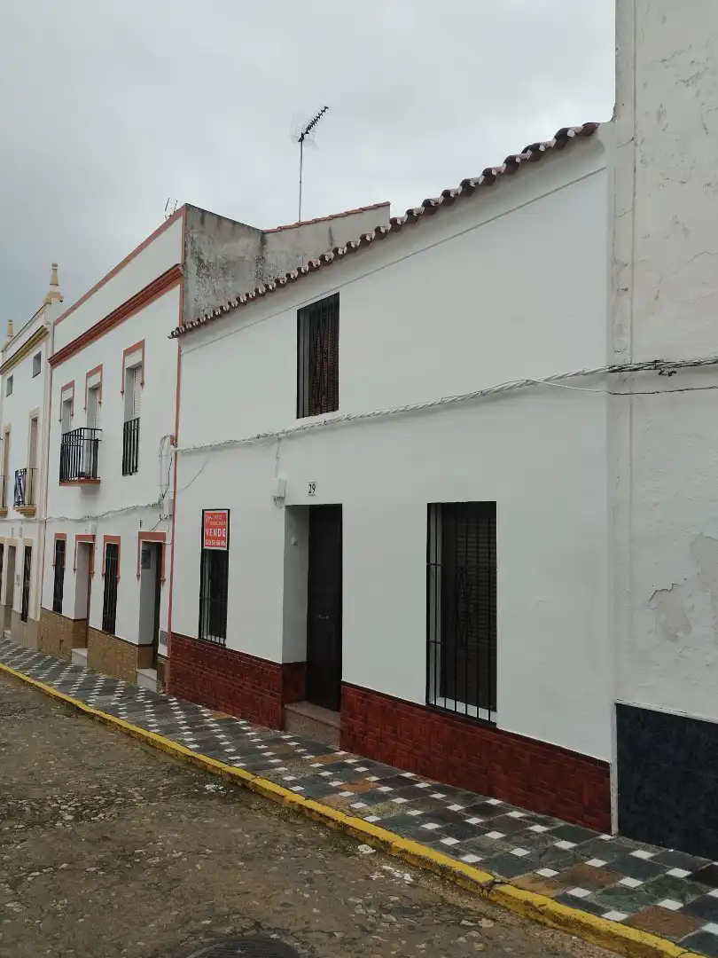 Vista exterior de Casa o xalet en venda en Oliva de la Frontera amb Jardí privat i Traster