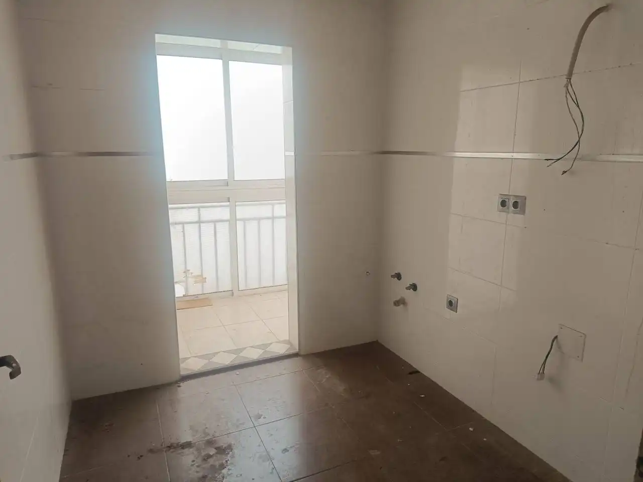 Badezimmer von Wohnung zum Verkauf in Terrassa mit Balkon