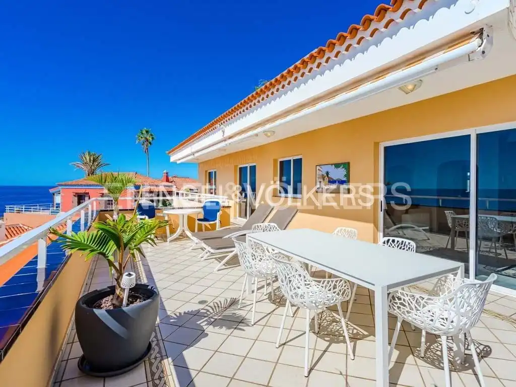Terrasse von Wohnung zum Verkauf in Santiago del Teide mit Terrasse und Schwimmbad