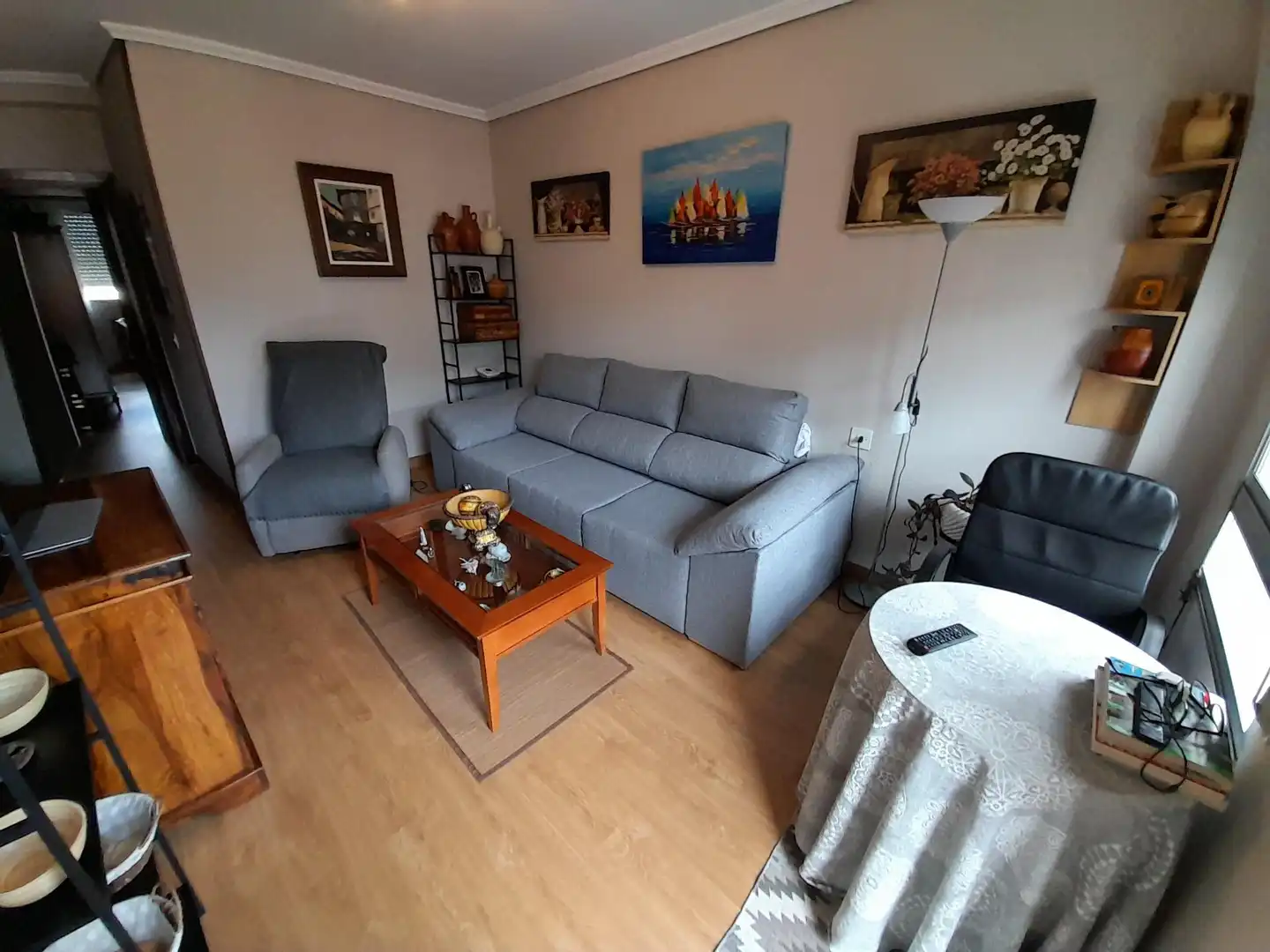 Living room of Flat for sale in Ponferrada  with Heating, Storage room and Balcony