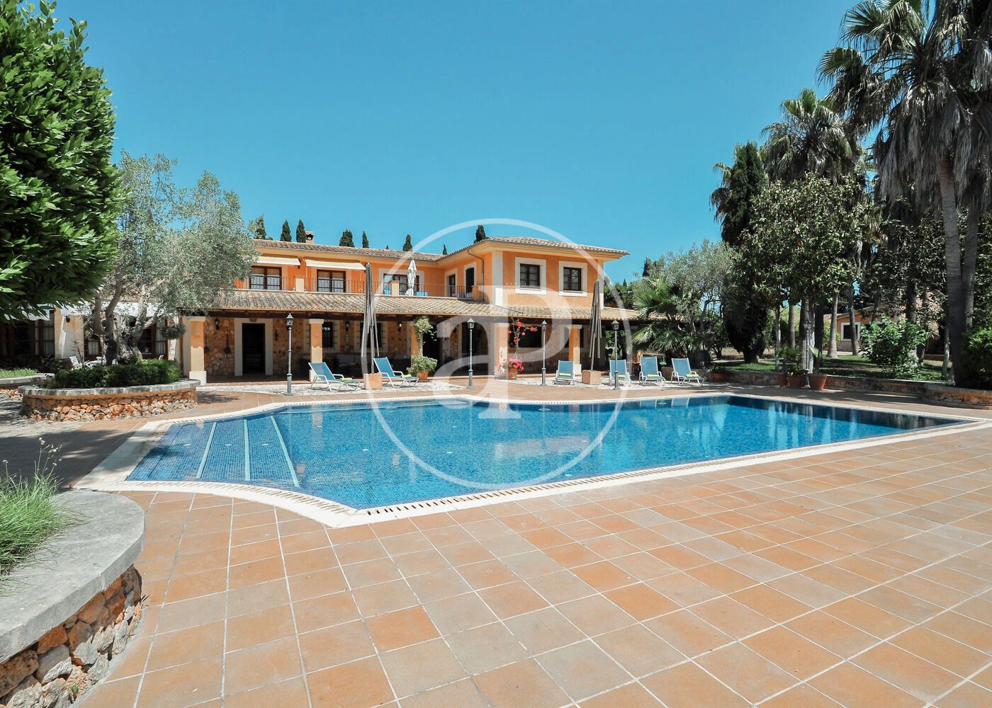 Swimming pool of House or chalet for sale in Binissalem  with Air Conditioner, Heating and Private garden