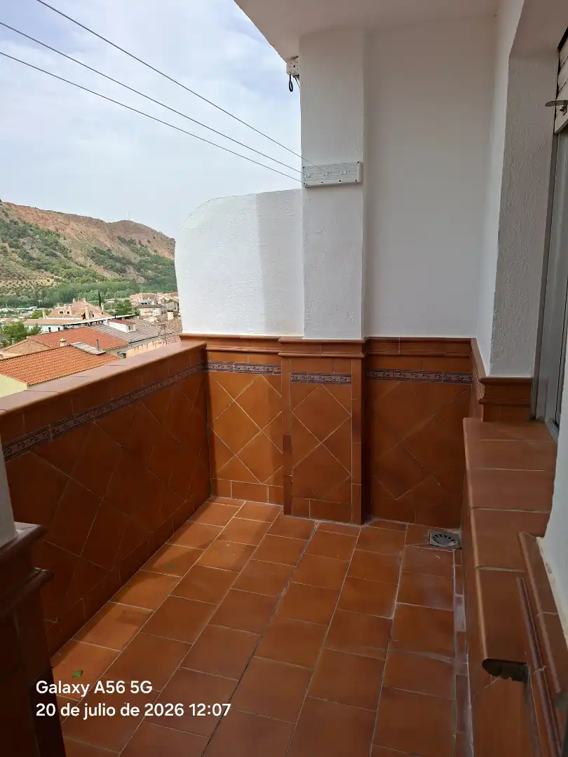 Balcony of Flat for rent in Cenes de la Vega  with Air Conditioner, Furnished and Oven