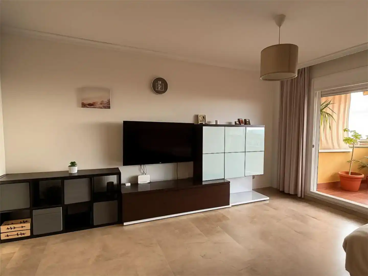 Sala d'estar de Apartament en venda en Santiago del Teide amb Aire condicionat i Balcó