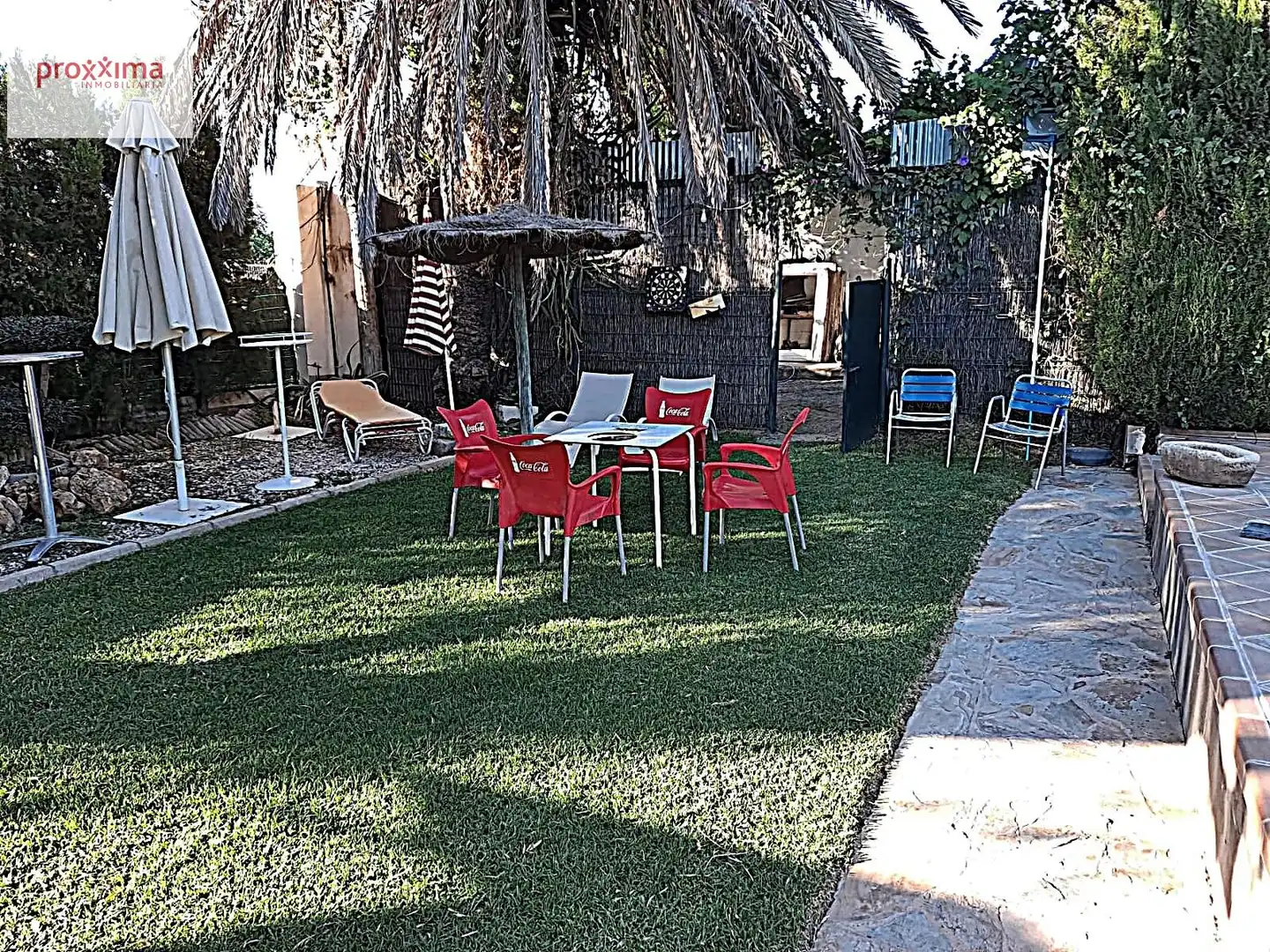 Jardí de Casa o xalet en venda en Dos Hermanas amb Aire condicionat, Jardí privat i Terrassa
