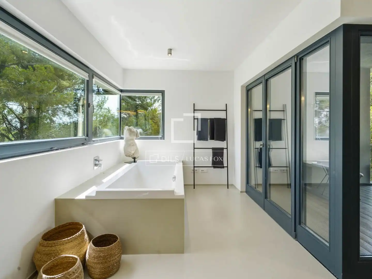 Badezimmer von Haus oder Chalet zur Miete in  Palma de Mallorca mit Klimaanlage, Heizung und Privatgarten