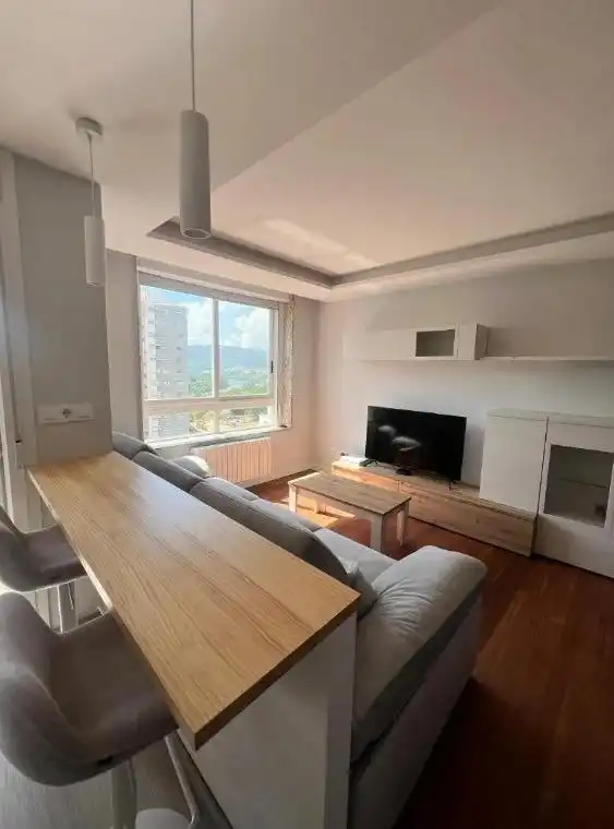 Sala de estar de Piso en venta en Ourense Capital  con Calefacción, Parquet y Trastero