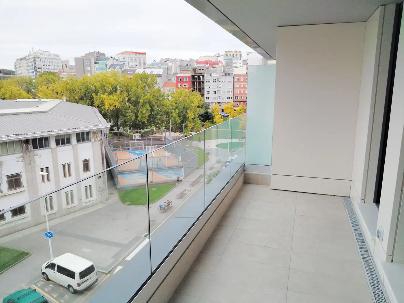 Terrasse von Wohnung zur Miete in Riazor - Visma