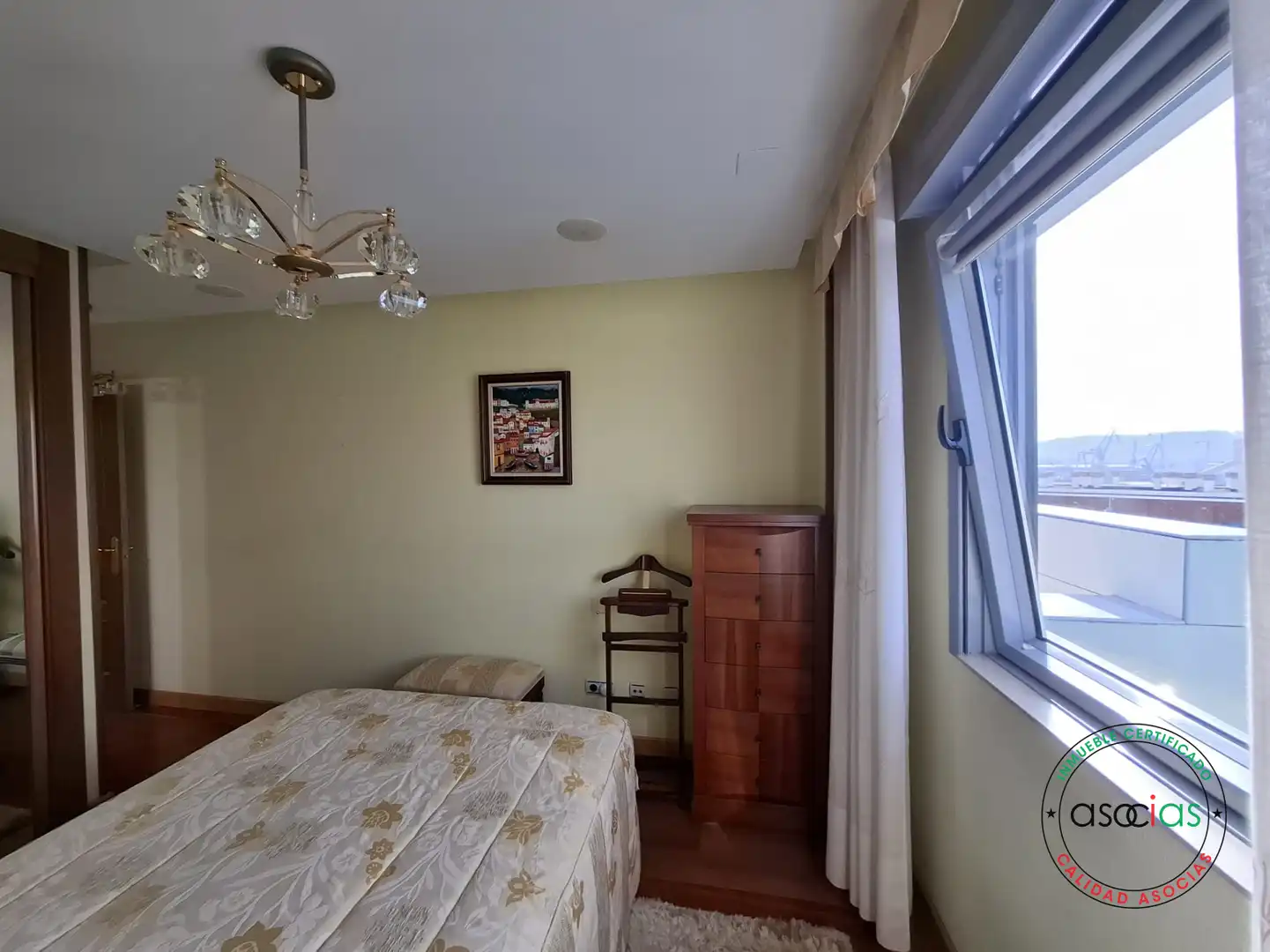 Schlafzimmer von Wohnung zum Verkauf in Gijón  mit Heizung, Terrasse und Abstellraum