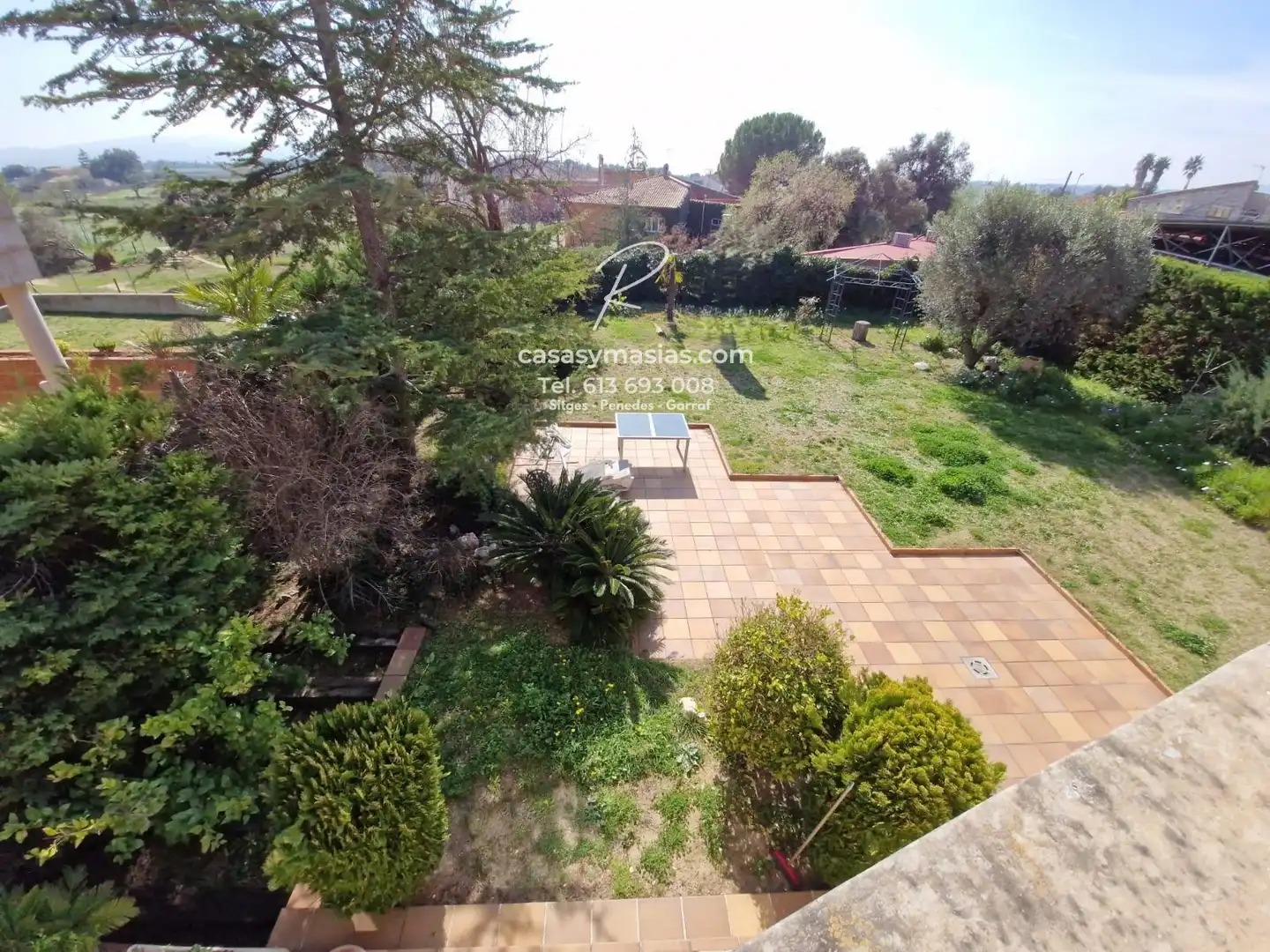 Terraza de Casa o chalet en venta en Pacs del Penedès con Aire acondicionado, Calefacción y Jardín privado