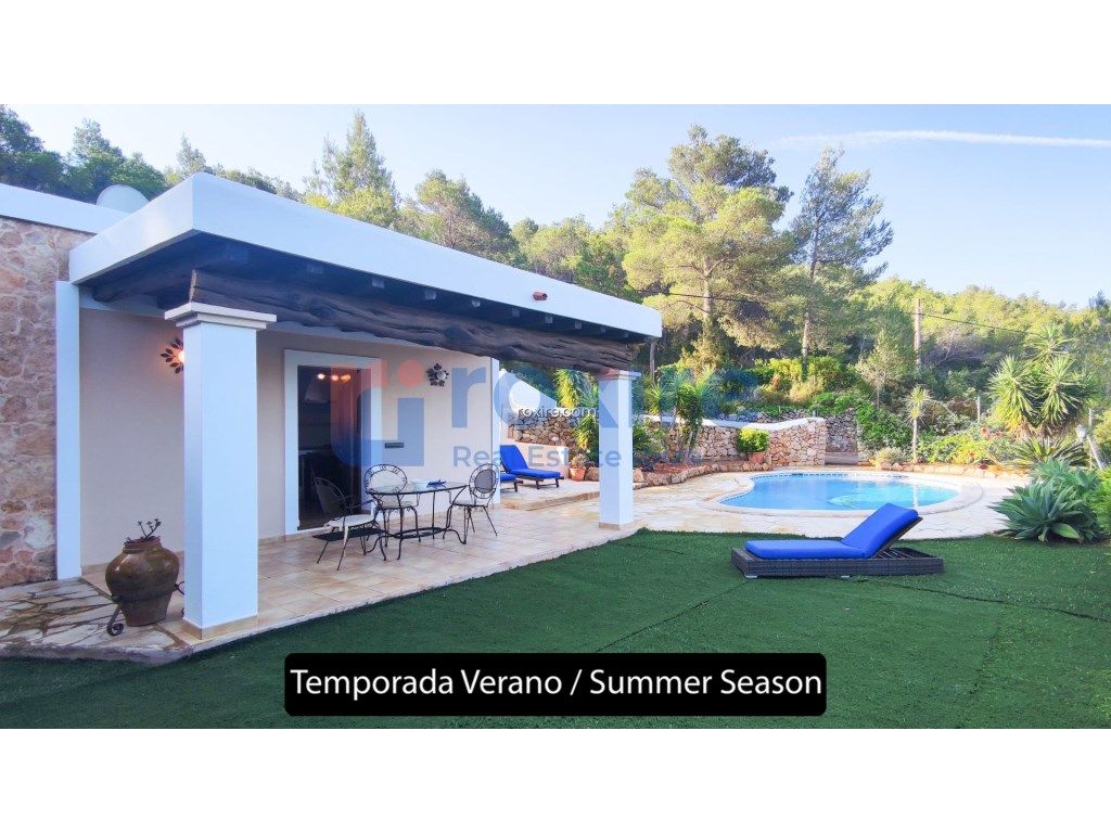 Terrace of Country house to rent in Sant Antoni de Portmany  with Air Conditioner, Terrace and Swimming Pool