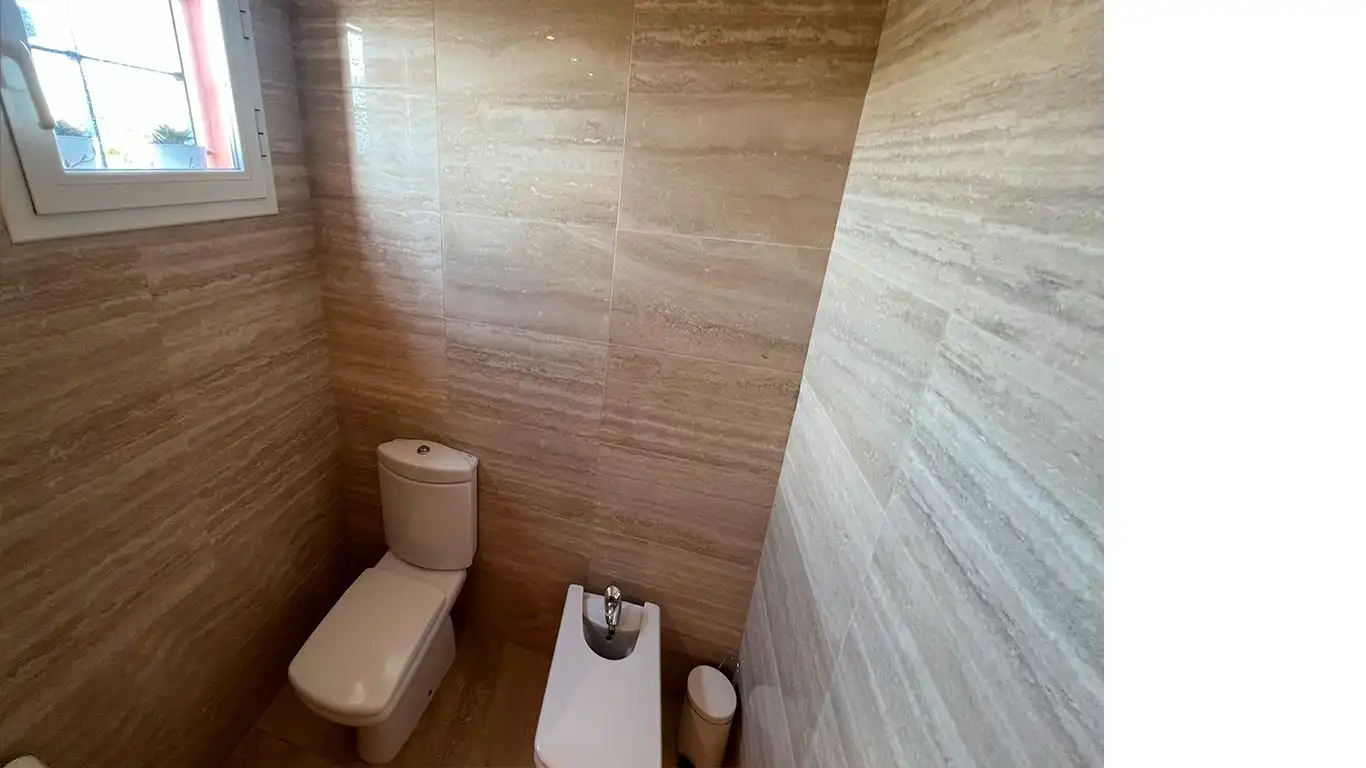 Bathroom of Houses for rent in Sant Feliu de Guíxols  with Air Conditioner, Heating and Private garden