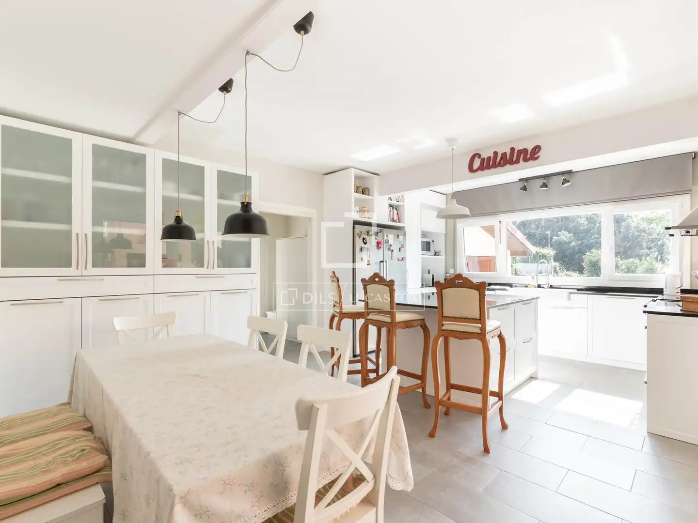 Kitchen of Houses for sale in Sant Cugat del Vallès  with Air Conditioner, Heating and Private garden