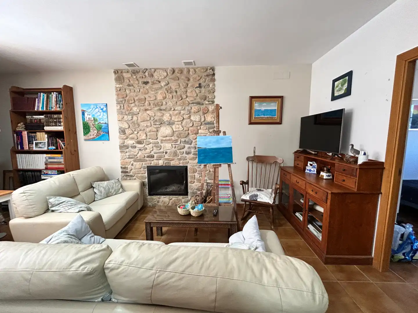 Sala de estar de Casa o chalet en venta en Valls con Aire acondicionado, Jardín privado y Terraza