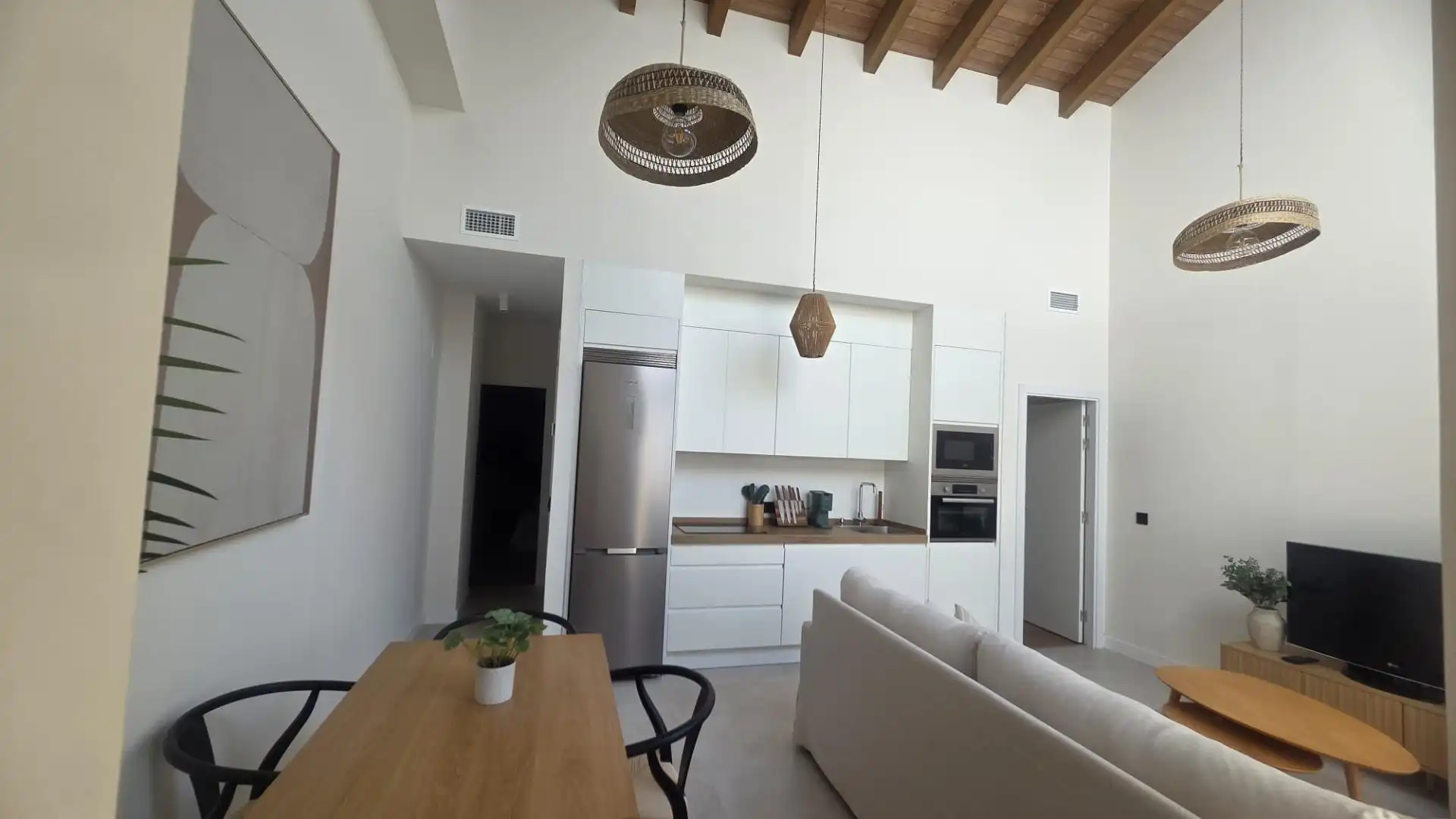 Cocina de Piso de alquiler en Jerez de la Frontera con Aire acondicionado, Calefacción y Terraza