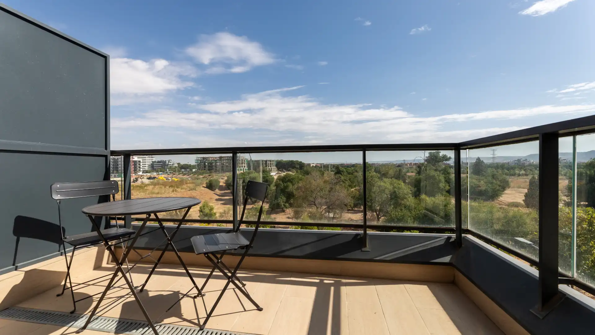 Terraza de Piso de alquiler en Alcalá de Henares con Aire acondicionado, Calefacción y Amueblado