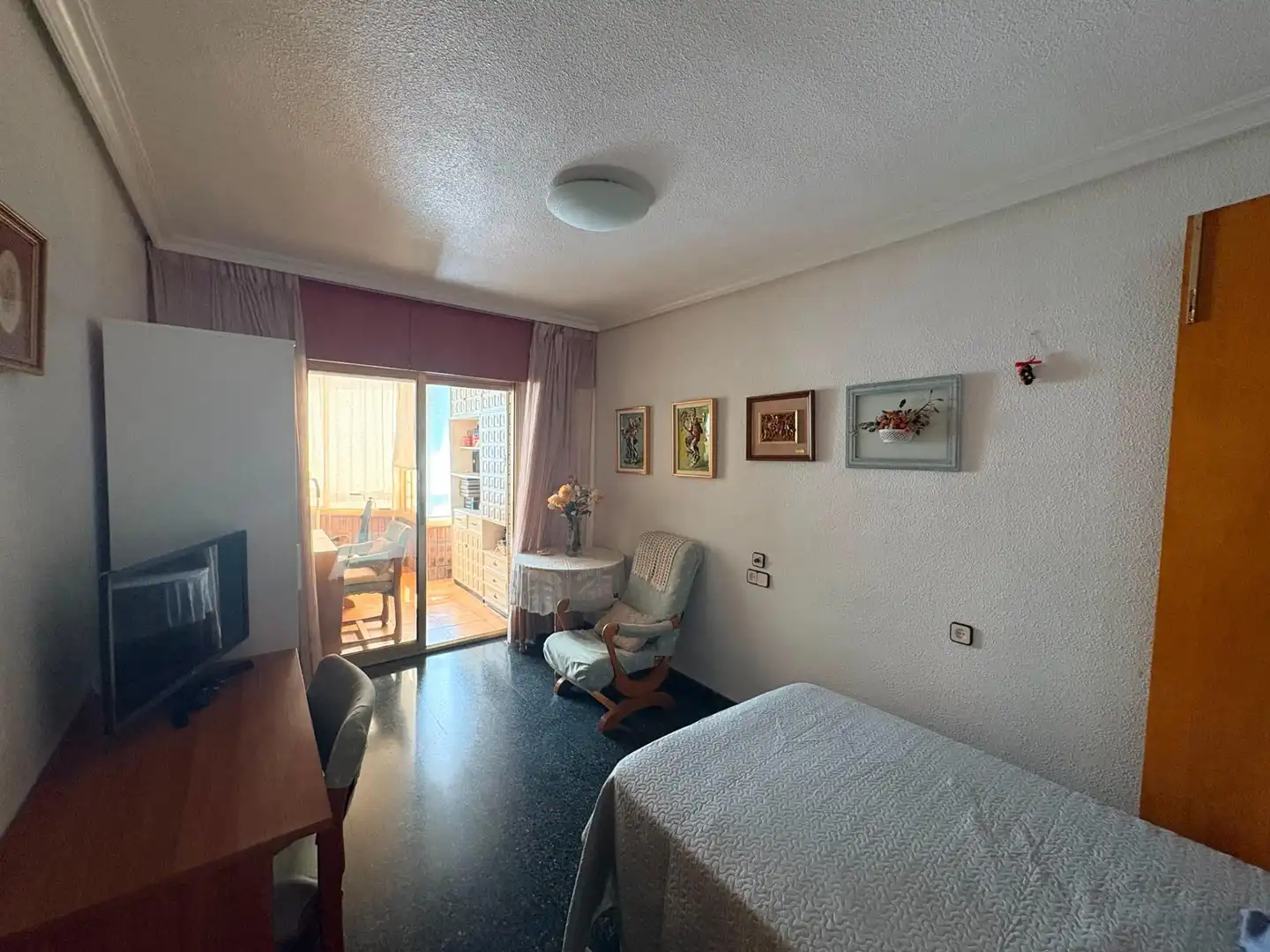 Bedroom of Flat for sale in Almansa  with Heating, Terrace and Storage room