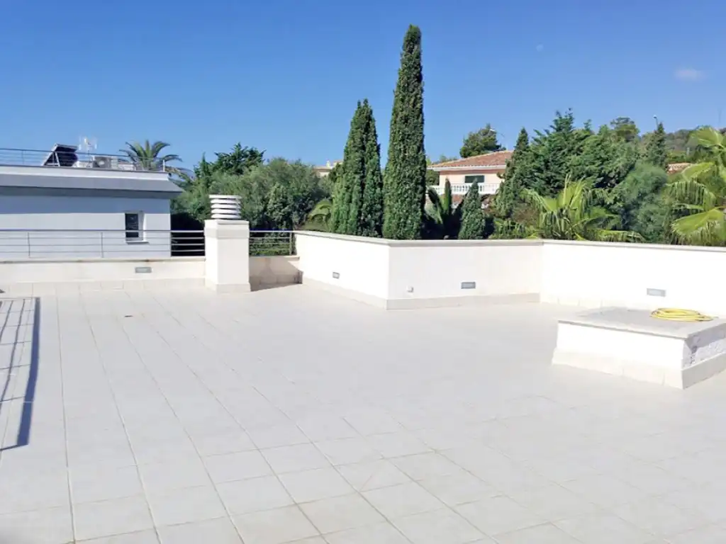 Terrassa de Casa o xalet de lloguer en Calvià amb Aire condicionat, Jardí privat i Terrassa