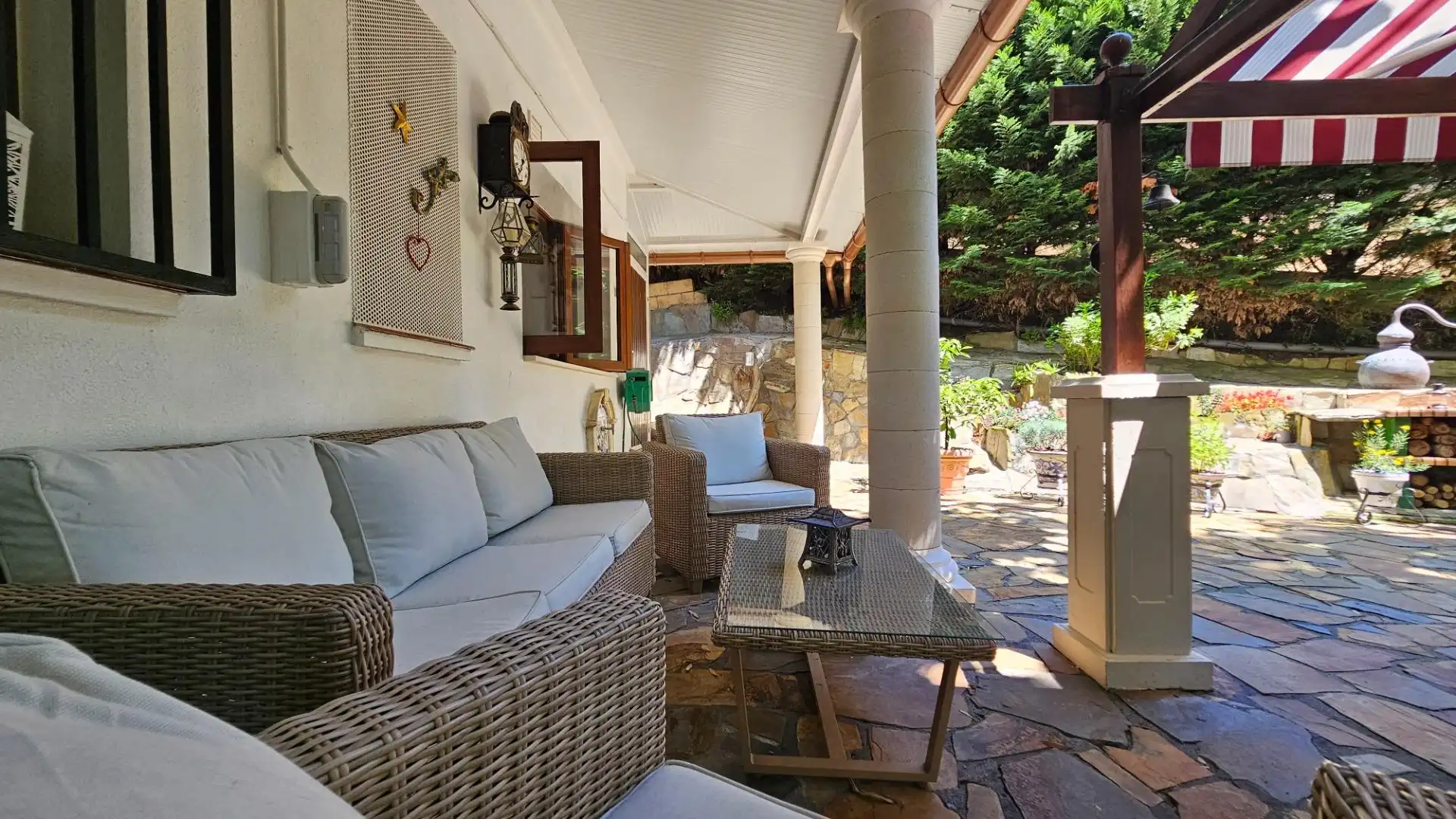 Terrassa de Casa o xalet en venda en Güeñes amb Aire condicionat, Calefacció i Jardí privat