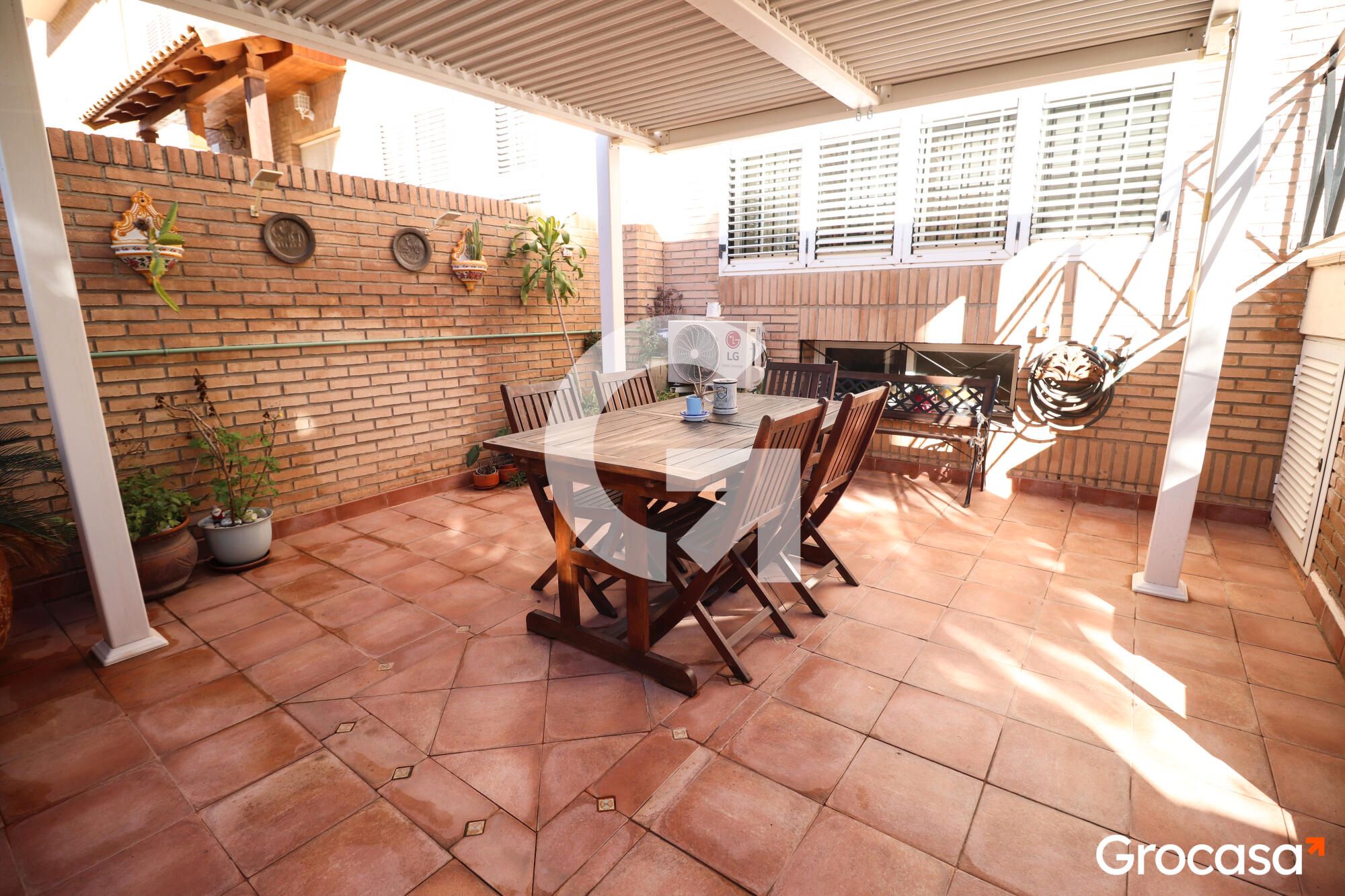 Terrassa de Casa adosada en venda en Sagunto / Sagunt amb Aire condicionat, Calefacció i Terrassa