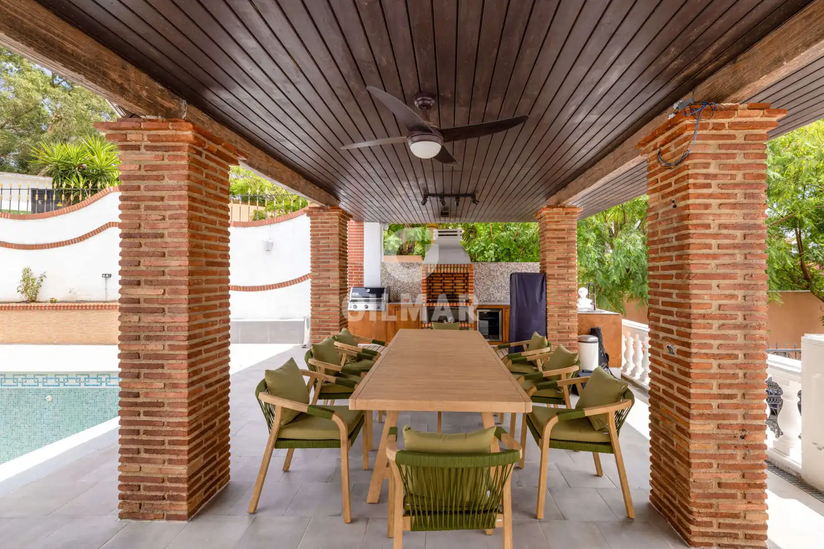 Terraza de Casa o chalet en venta en Estepona con Jardín privado y Piscina