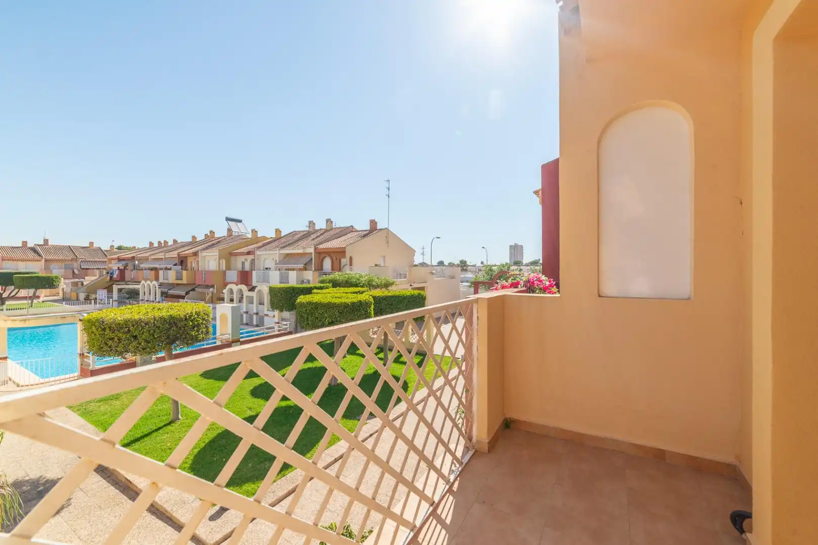 Jardí de Casa adosada en venda en San Javier amb Aire condicionat, Jardí privat i Terrassa