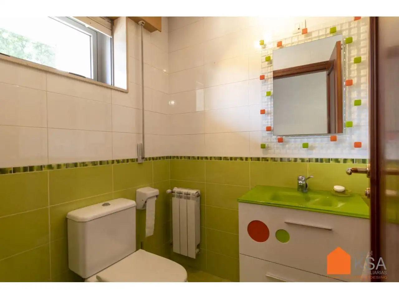 Baño de Casa adosada en venta en Santiago de Compostela  con Jardín privado, Parquet y Terraza