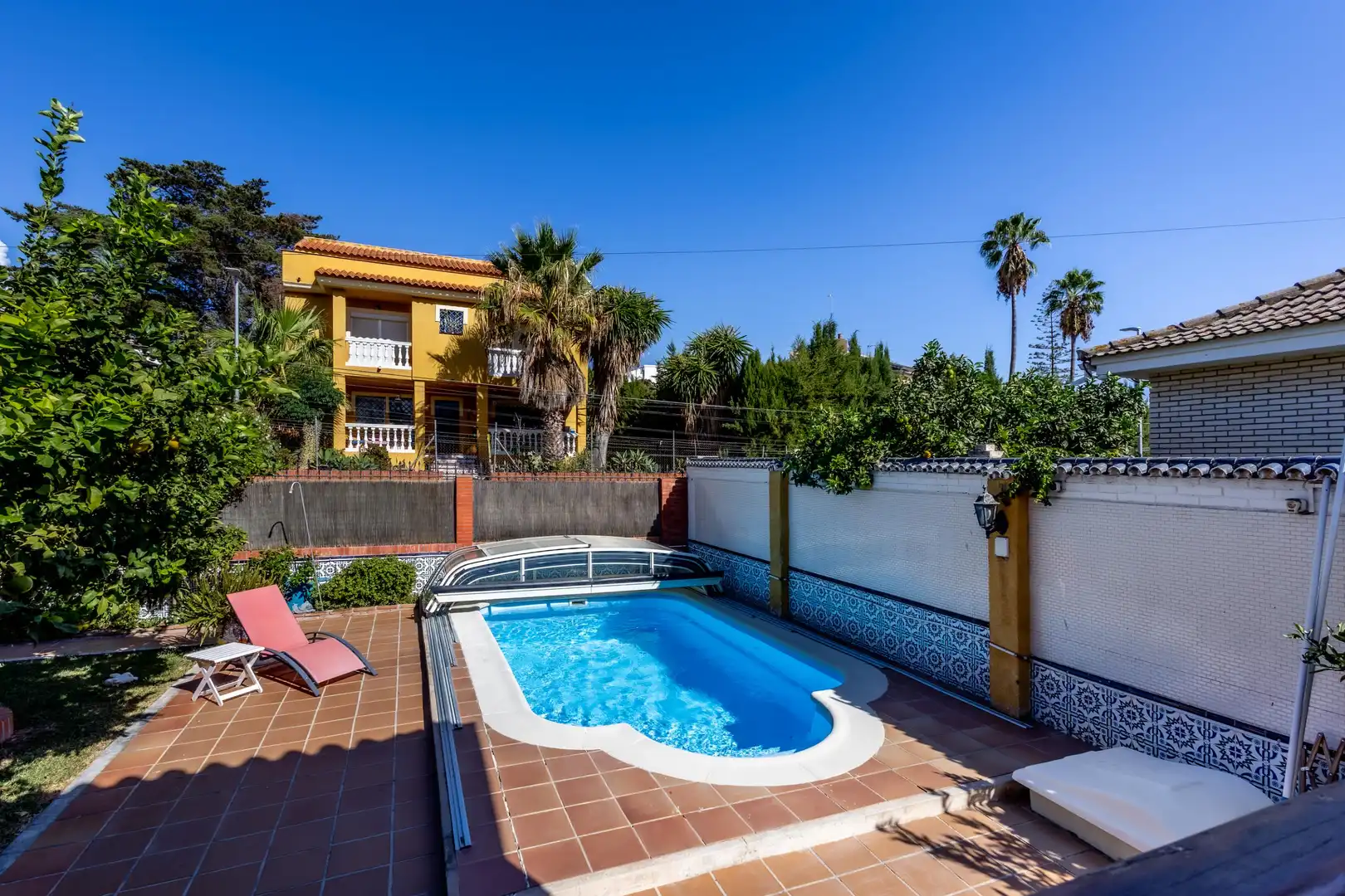 Swimming pool of Houses for sale in Málaga  with Air Conditioner, Heating and Private garden