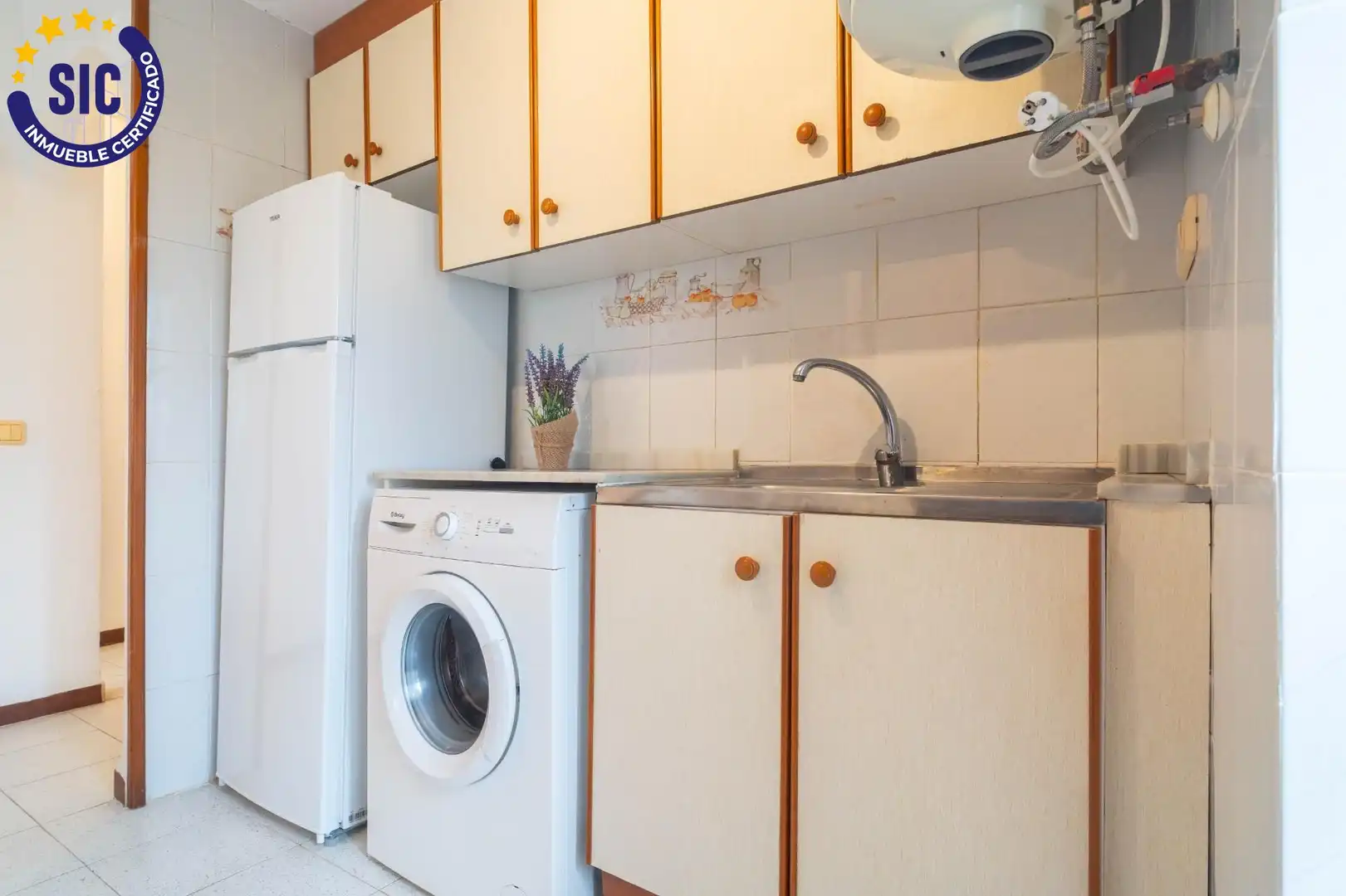 Cuina de Apartament en venda en Oropesa del Mar / Orpesa amb Terrassa, Moblat i Piscina comunitària