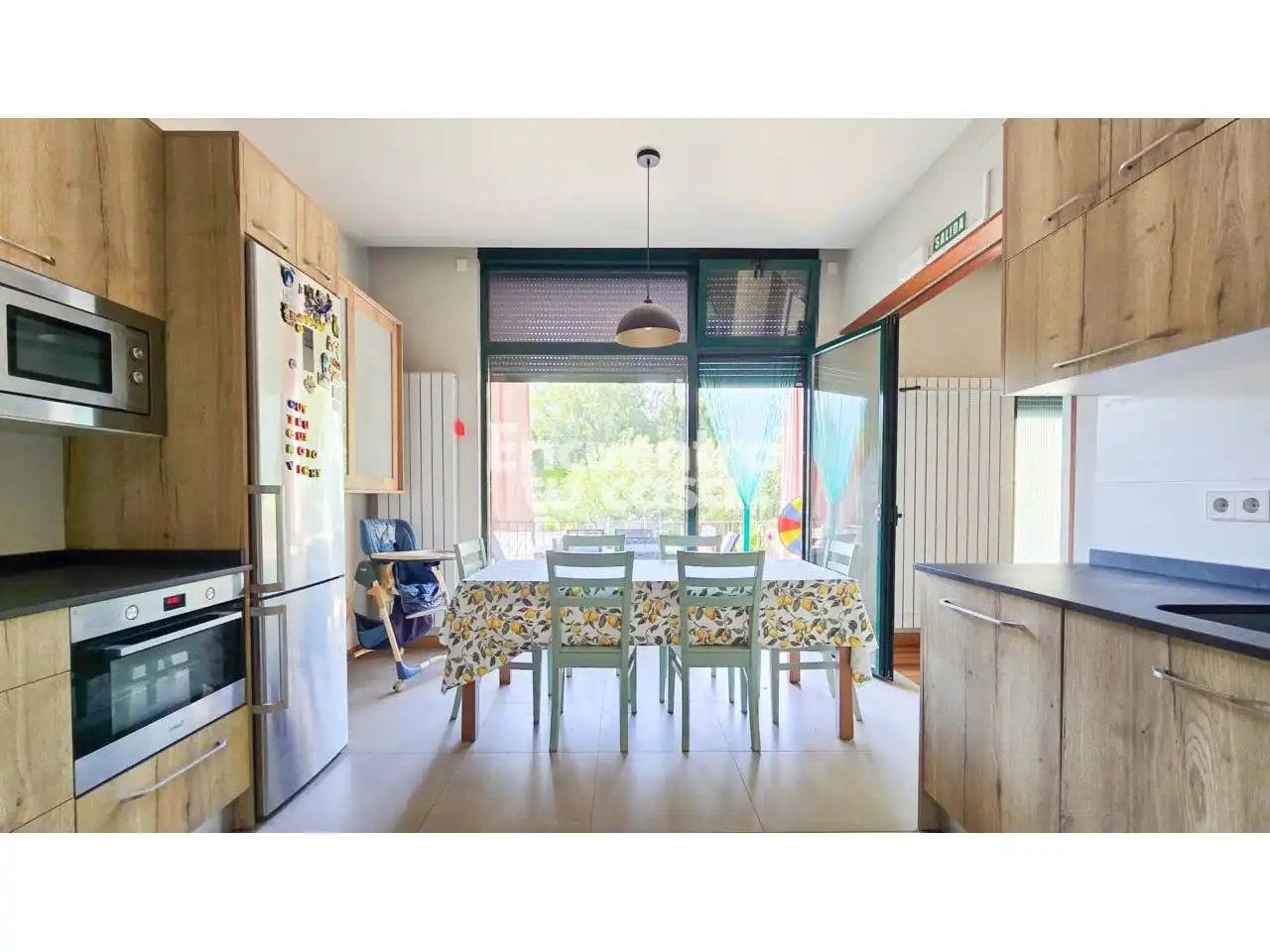 Cocina de Casa o chalet en venta en Puente la Reina / Gares con Aire acondicionado, Calefacción y Parquet